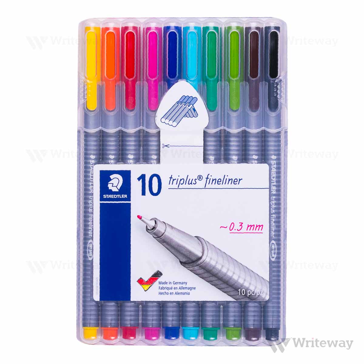 STAEDTLER TRIPLUS FINELINER ( PACK OF 10 PCS)